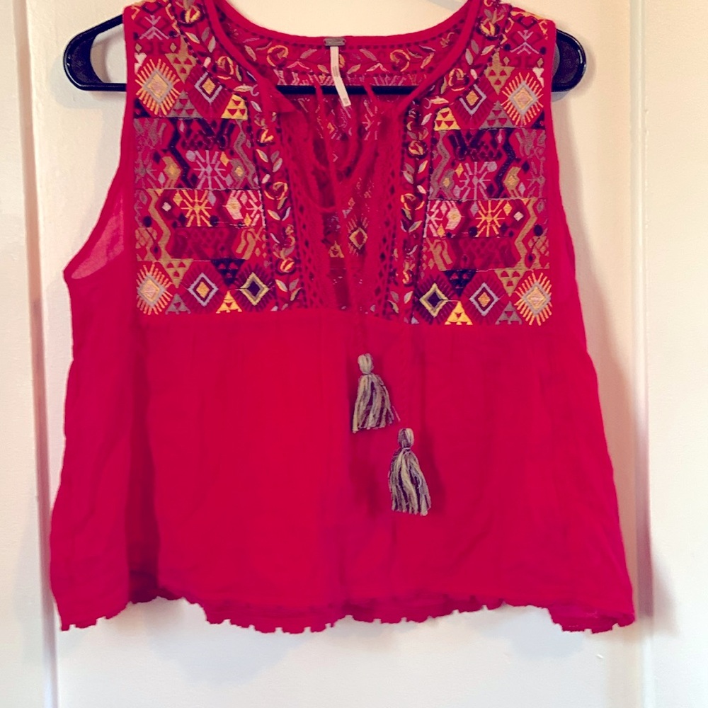 Free People Womens Tank Top Lohri